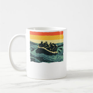Caneca De Café Arte Legal de Rafting para Homens e Mulheres de Ra