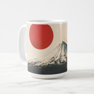 Caneca De Café Arte Minimalista de Parede Monte Damavand – Sol Ve