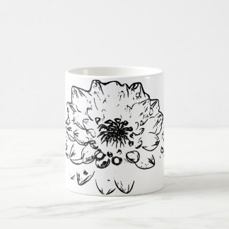 Caneca De Café Arte Natural Flor