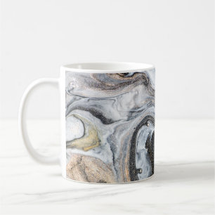 Caneca De Café Arte Oriental do Ouro de luxo