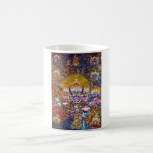Caneca De Café Arte oriental do tatuagem do deus da morte de