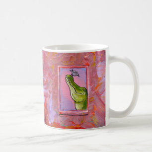 Caneca De Café Arte original do divertimento do equilíbrio de