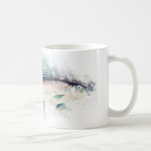 Caneca De Café Arte para Presentes no Ártico para Pescadores e An