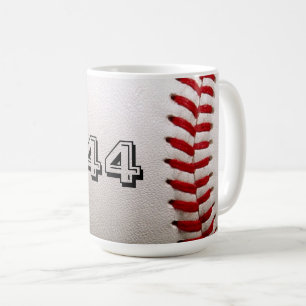 Caneca De Café Arte Personalizada de Números de Beisebol – Foto E