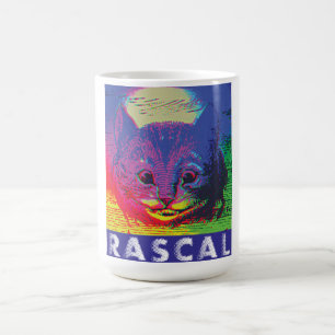 Caneca De Café Arte Pop Psicodélica Gato Cheshire Trapaceiro Alic