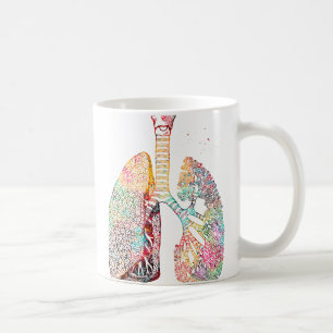 Caneca De Café Arte pulmonar