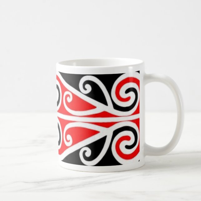 Caneca De Café arte tribal do design maori para você (Direita)