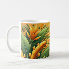 Caneca De Café Arte Turmeric Tea AI