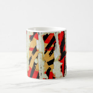 Caneca De Café Arte única Legal de descasque de pintura urbana