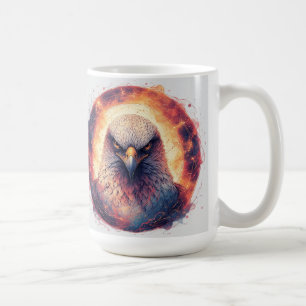 Caneca De Café Arte Vibrante Águia