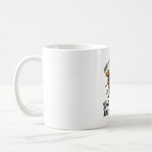 Caneca De Café Arte Vintage de Menina do Retriever Dourado de Hal
