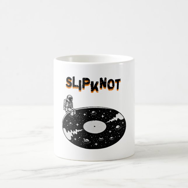 Caneca De Café arte visual slipknot (Centro)