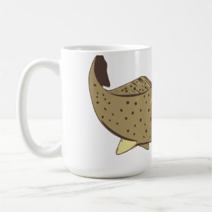 Caneca De Café Arte WPA de Visão frontal do Apache Trout