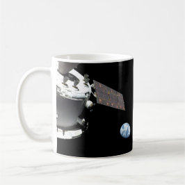 Caneca De Café Artemis Orion Spacecraft Blue Marble