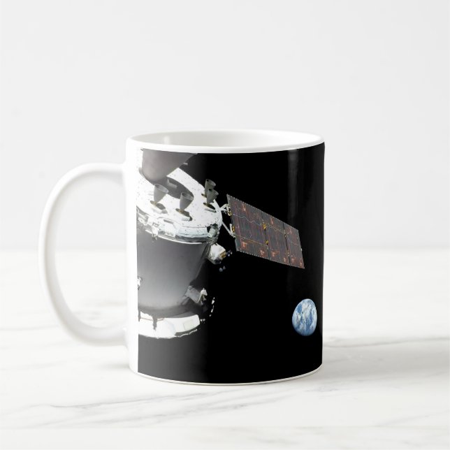 Caneca De Café Artemis Orion Spacecraft Blue Marble (Esquerda)
