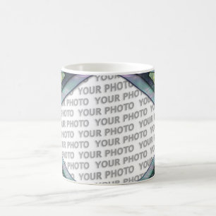 Caneca De Café Artes abstratas 1 do quadro + sua foto
