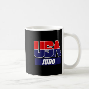 Caneca De Café Artes Marciais de Judô 2024 Equipe EUA