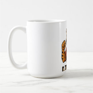 Caneca De Café Artes Marciais do Tigre - Nunca desista motivacion