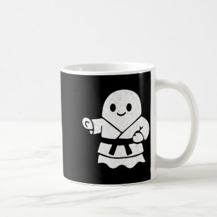 Caneca De Café Artes Marciais Fantasma Engraçado Dia das Bruxas B