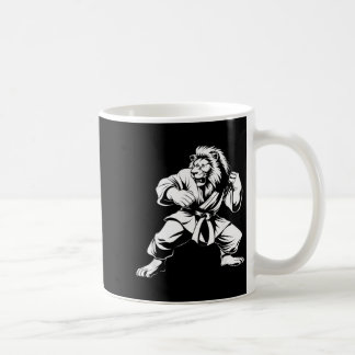 Caneca De Café Artes Marciais Leão Desenho de Artes Marciais Kick