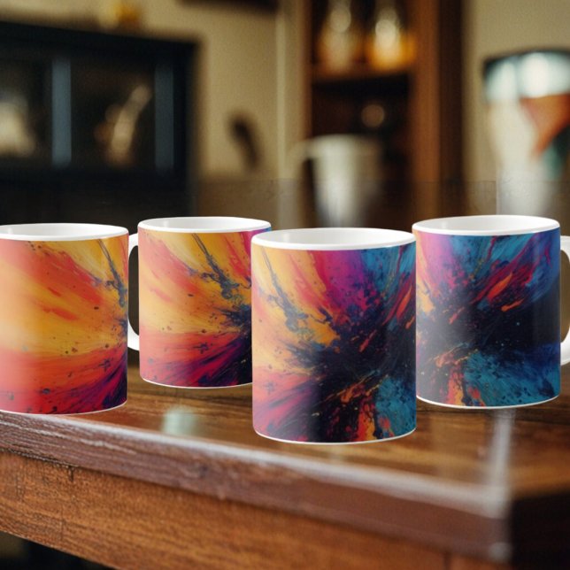 Caneca de Café Artesanal Cosmic Splash (Criador carregado)