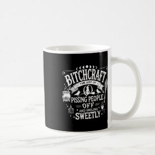 Caneca De Café Artesanato Bruxa Engraçada Bruxa Assustadora Tempo