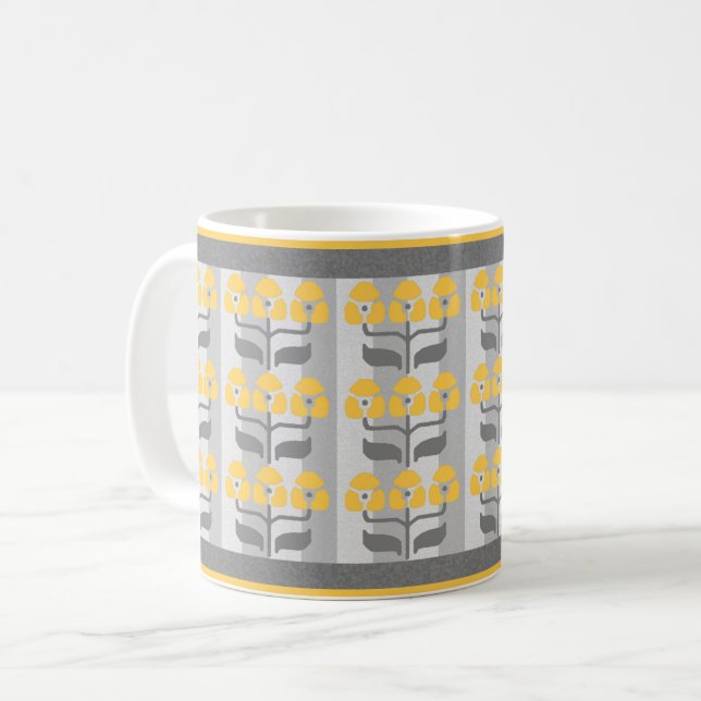 Caneca De Café Artesanatos e Artes (Frente Esquerda)