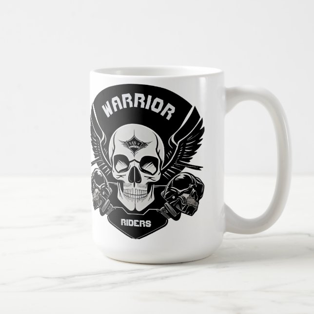 Caneca De Café Artework da Caveira Alada (Direita)
