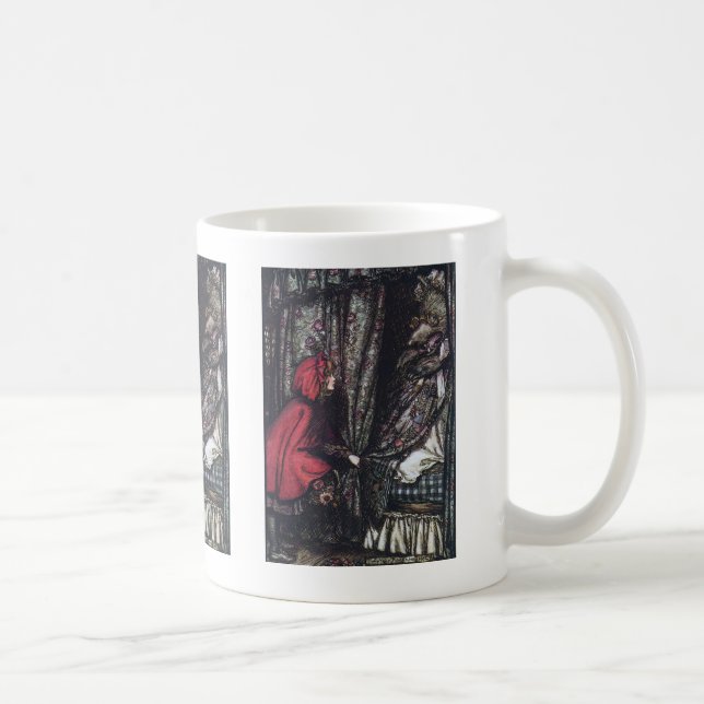 Caneca De Café Arthur Rackham , “ Little Red Riding Hood ” (Direita)