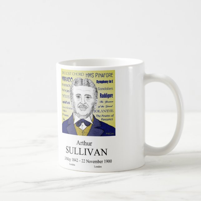 Caneca De Café Arthur Sullivan (Direita)