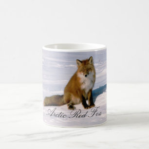 Caneca de café ártica do Fox vermelho de Alaska