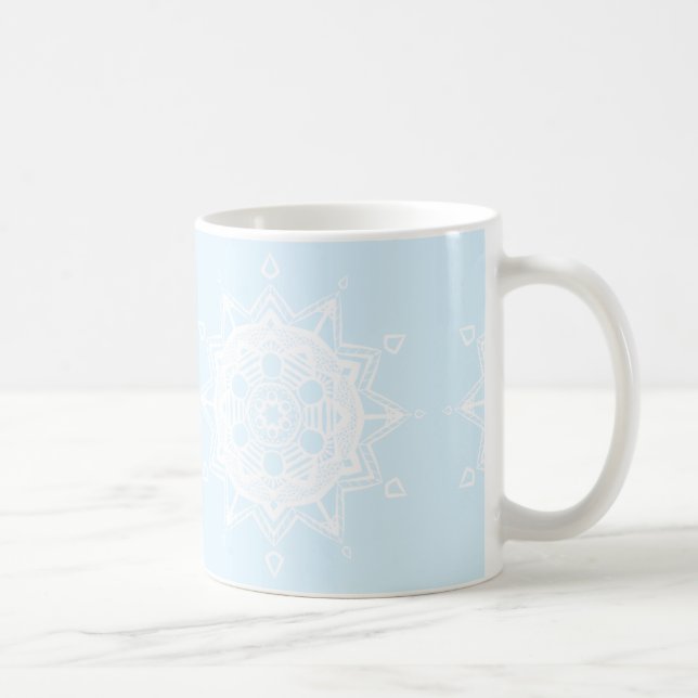 Caneca De Café Ártico Mandala (Direita)