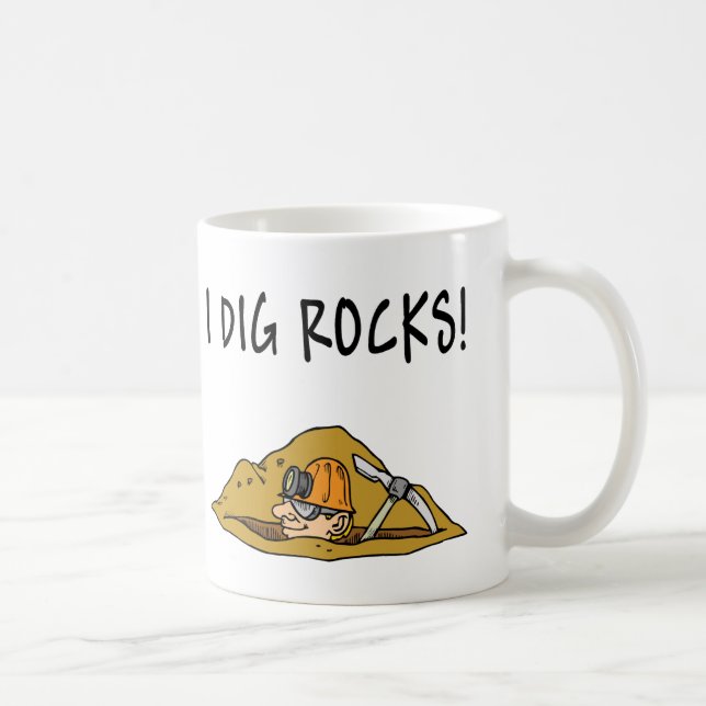 Caneca De Café Artigo do presente de Rockhound (Direita)