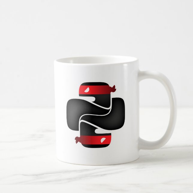 Caneca De Café Artigos de Ninja (Direita)