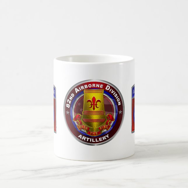 Caneca De Café Artilharia da 82.a Divisão Aerotransportada (Centro)