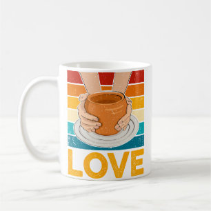 Caneca De Café Artista de Cerâmica - Amor pela Cerâmica Retrô Arg
