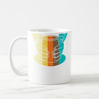 Caneca De Café Artista de Cerâmica - Louças em Estilo Vintage