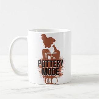 Caneca De Café Artista de Cerâmica Modo Cerâmica Ativado