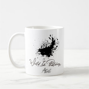 Caneca De Café Artista de Publicação de Tinta Selvagem