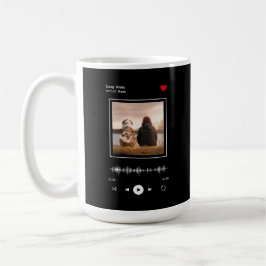 Caneca De Café Artista e Música Personalizada Foto