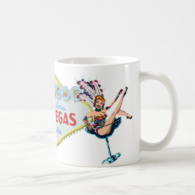 Caneca De Café Artista e sinal de Las Vegas (Direita)