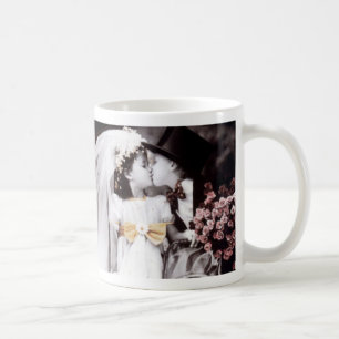 Caneca De Café Artista francês Poulbot (1879 - 1946) Les Amoureu