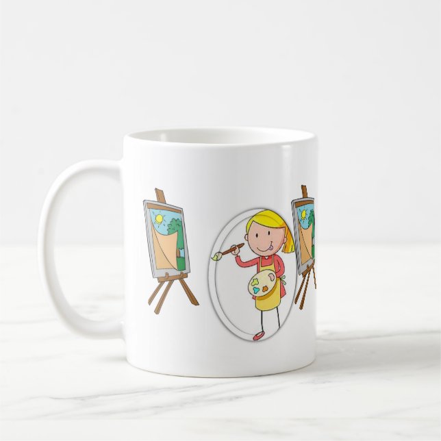 Caneca De Café Artista Mug (Esquerda)