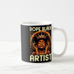 Caneca De Café Artista Negro Droga Professor de Arte Afro-America