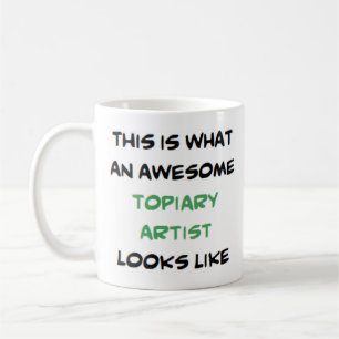 Caneca De Café artista topiário, incrível