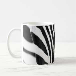 Caneca De Café Artistic black and white closeup portrait of a zeb