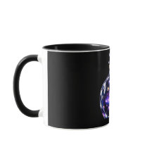 Caneca de Café Artística Garrafa Mágica Galáxia Mí
