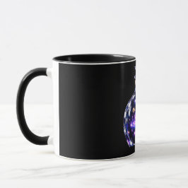 Caneca de Café Artística Garrafa Mágica Galáxia Mí