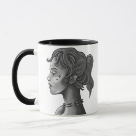 Caneca de Café Artístico Musa Celestial