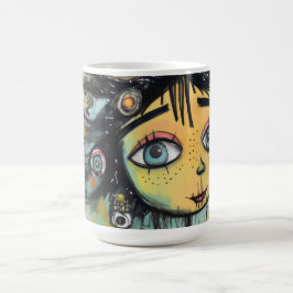 Caneca De Café ArtLady 28 Encantadora e desgastada